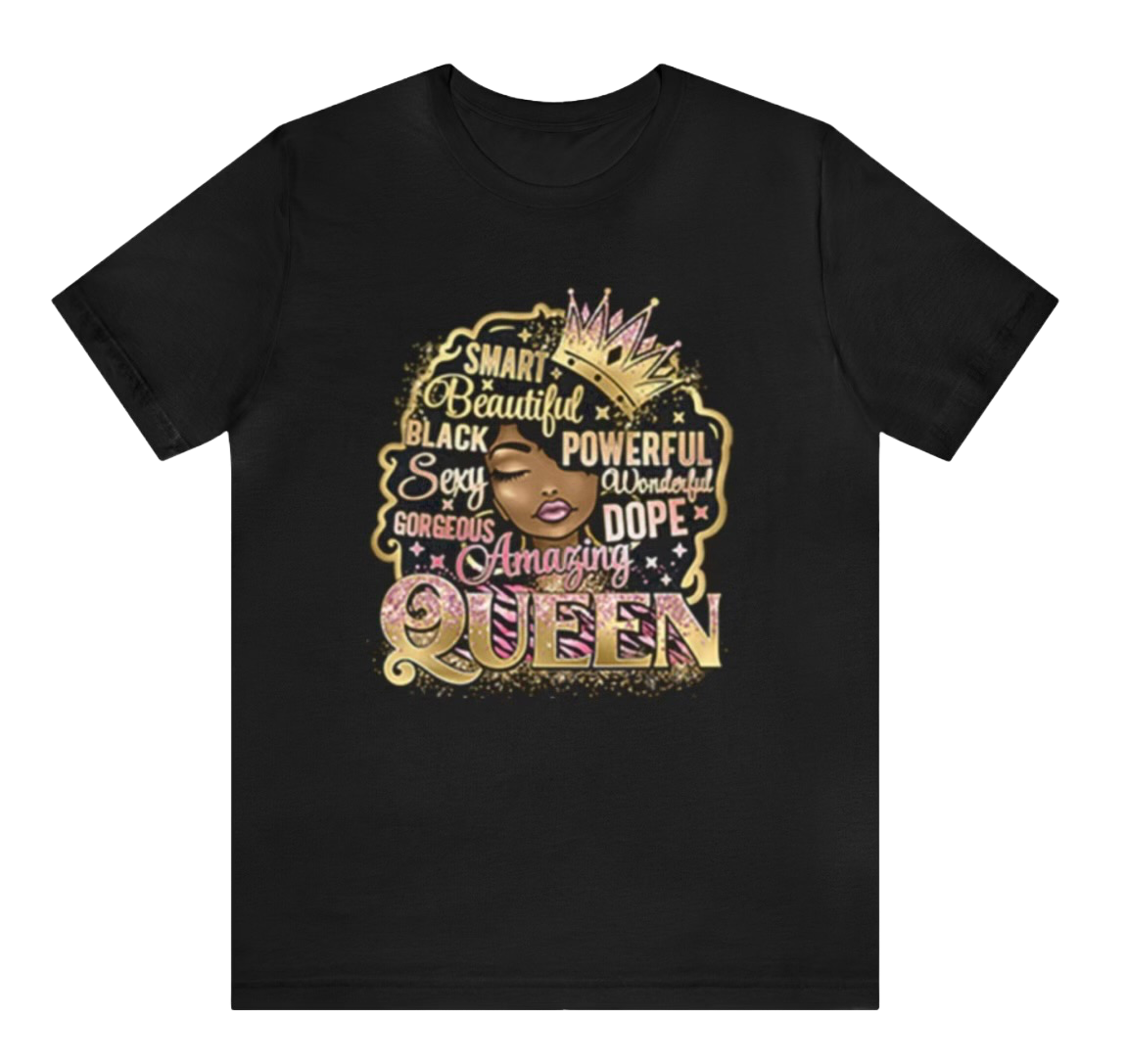 Queen's Words Short Sleeve Tee Shirt (7 Colors)