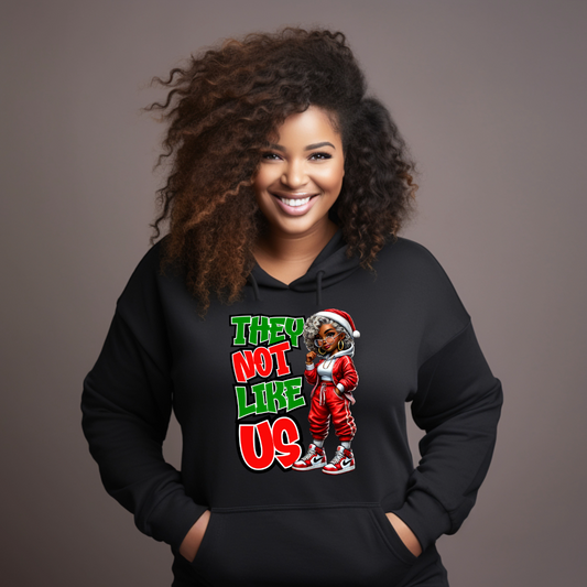 They not like us Mrs.Claus  Hoodie