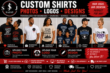 Custom Design • Photo • Logo Shirts