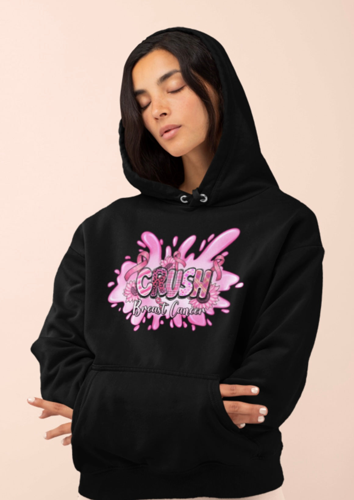 Bursting Crush Cancer Hoodie (2 colors)