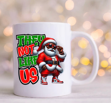 They not like us Santa /Mrs Claus Mug