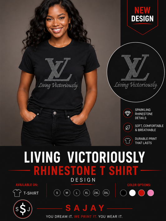Living Victoriously (Bling Tee)