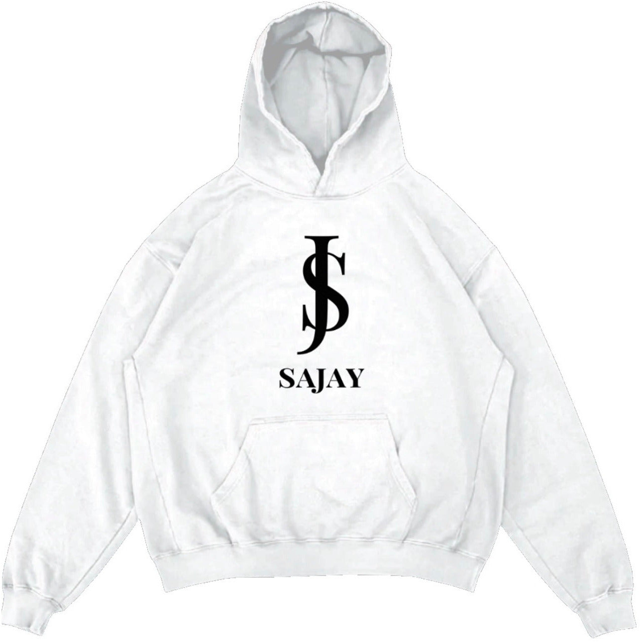 SAJAY Logo Hoodie (White)