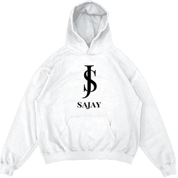 SAJAY Logo Hoodie (White)