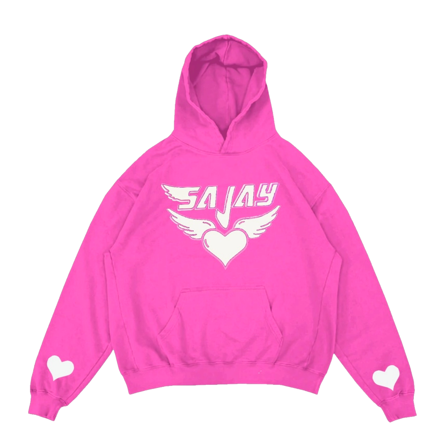 SAJAY Logo Angel Heart Hoodie (4 Color Options)